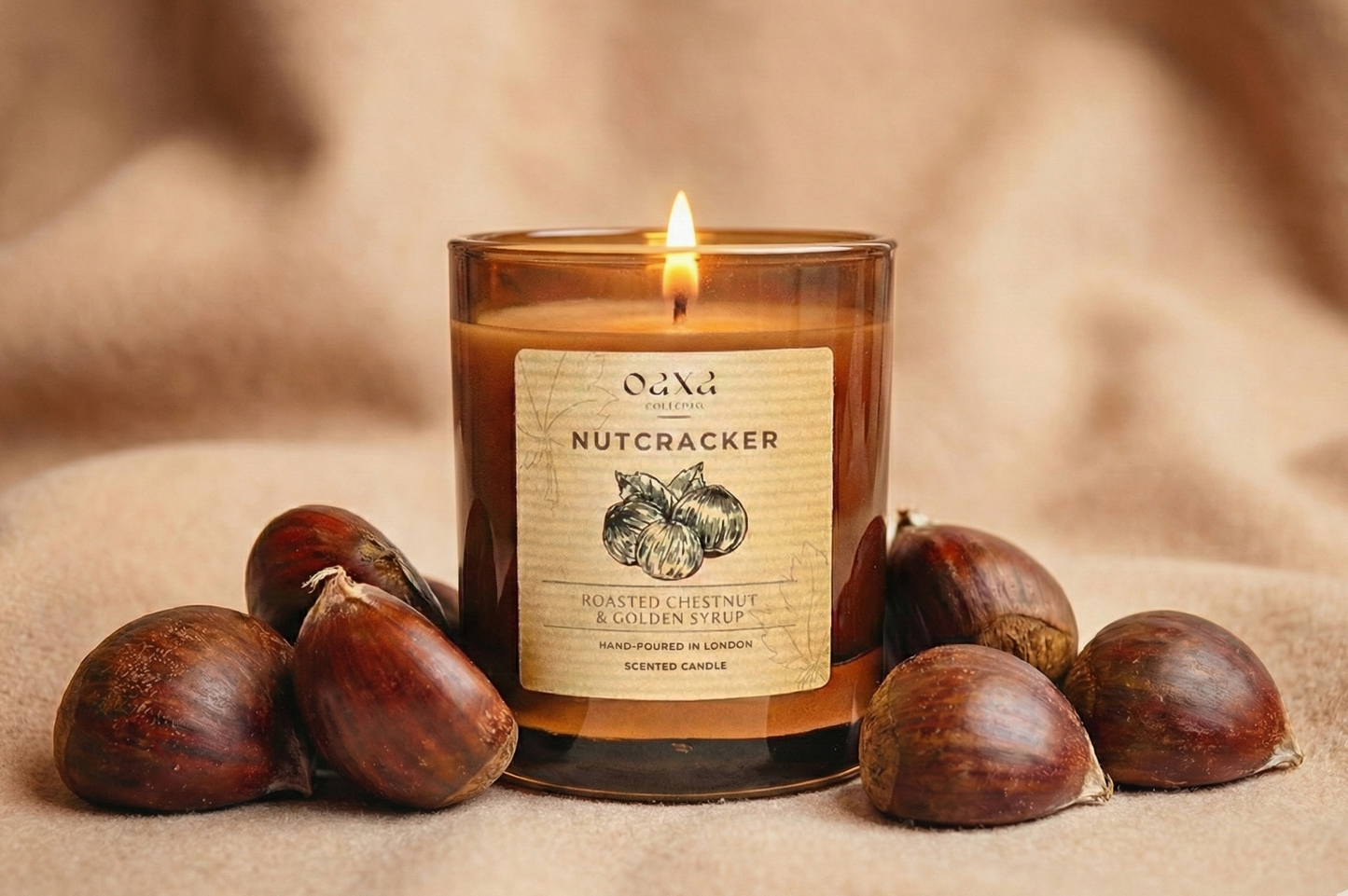 Nutcracker | Roasted Chestnut & Golden Syrup Candle